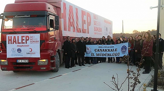 KYK Öğrencilerinden Halep'e Yardım