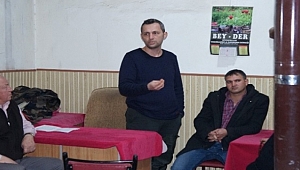 Lapseki'de sürek avı toplantısı yapıldı.