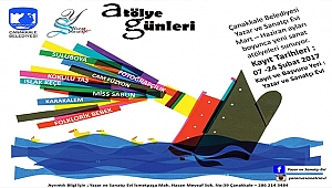 Yazar Ve Sanatçı Evinde Yeni Atölye Çalışmaları Başlıyor...