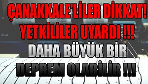 Yetkililer Uyardı! Daha Büyük Deprem Gelebilir!!!