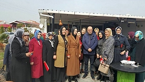 AK Partili Gider, referandum çalışmaları için Biga'da