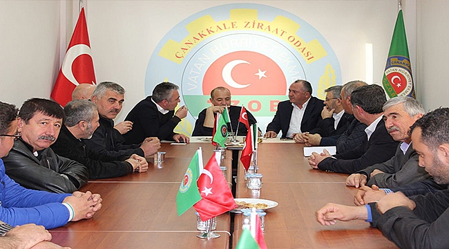 Ayhan GİDER Çanakkale Ziraat Odasını ziyaret etti