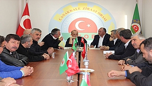 Ayhan GİDER Çanakkale Ziraat Odasını ziyaret etti