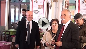 Başkan Esnafı Gezdi, Vatandaşa Hayır Broşürü Dağıttı.