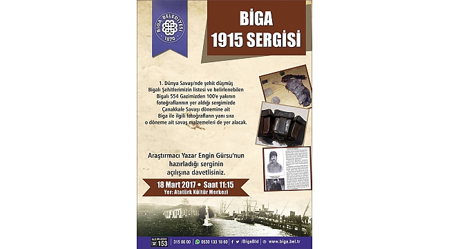 BİGA-1915 Sergisi, Atatürk Kültür Merkezi'nde