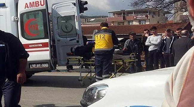Biga'da trafik kazası: 1 yaralı var.