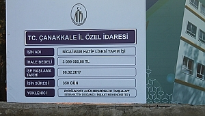 Biga'ya Yeni İmam Hatip Lisesi