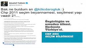 Bülent Turan, Kemal Kılçdaroğlu'nu CHP'nin seçim beyannamesiyle vurdu.