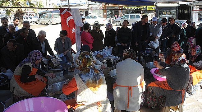 Çan Belediyesin'den geleneksel gödek ikramları devam ediyor