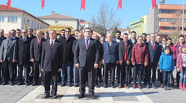 Çan'da 18 Mart Şehitleri Anma Günü ve Çanakkale Deniz Zaferi'nin 102. Yıl Dönümü kutlamaları
