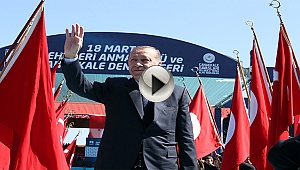 Çanakkale'de konuşan Erdoğan'dan Avrupa'ya ve darbecilere sert mesaj