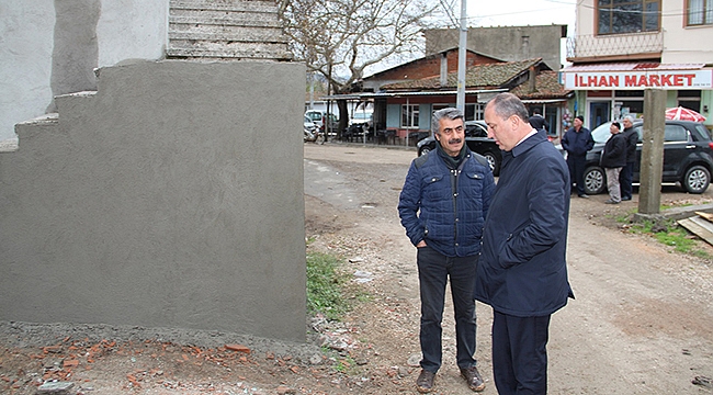Çavuşköy Gençlik Merkezi ve Muhtarlık yapımı devam ediyor