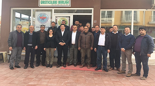 Chp'li Erkek Çan ve Lapseki'de hayırlı ziyaretler yaptı