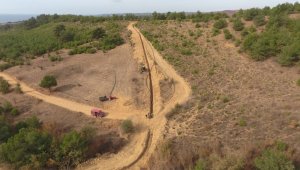 Çokal Barajı içme suyu isale hattında sona doğru