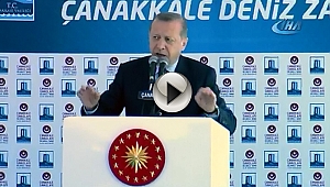 Cumhurbaşkanı Erdoğan'ın 18 Mart Deniz Zaferi anma törenlerindeki konuşması