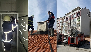 Doktor İbrahim Bodur Caddesinde Yangın Çıktı