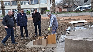 Gümüşçay'da çalışmalar Son Hızı İle Devam Ediyor.