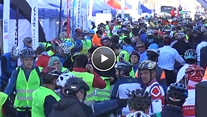 Şehitler için pedal çeviriyorlar