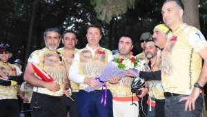 102. yılda 102 bisikletli Biga'da