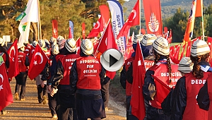 57. Alaya vefa yürüyüşü gerçekleştirildi