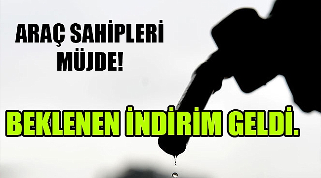 Araç sahiplerine müjde! Beklenen indirim geldi.