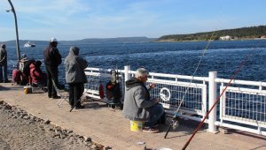 Av yasağı olta balıkçılarını sevindirdi