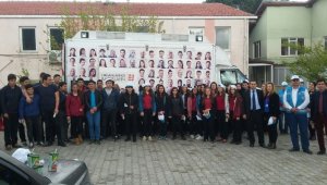 Ayvacık'ta sağlık yürüyüşü