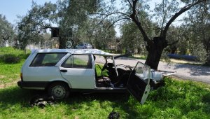 Ayvacık'ta trafik kazası: 1 yaralı