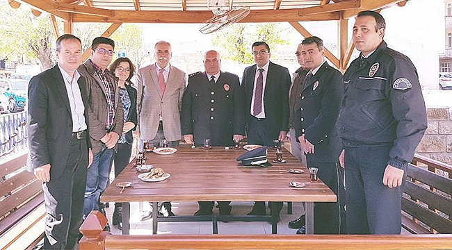 Başkan Gökhan'dan Çan Emniyetine ziyaret
