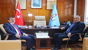 Başkan Mutan, İl Milli Eğitim Müdürünü Makamında Ziyaret Etti.