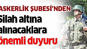 Biga Askerlik Şubesinden Duyuru