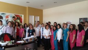 Biga Devlet Hastanesinde sertifika töreni