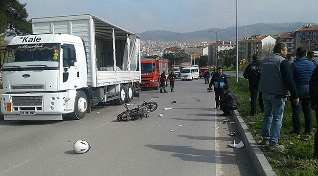 Çan Hastane kavşağında ölümlü kaza