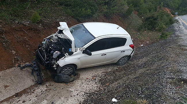 Çan yolunda kaza
