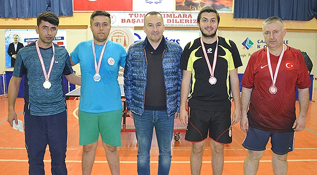 Çanakkale Barosu Masa Tenisi Turnuvası sonuçlandı