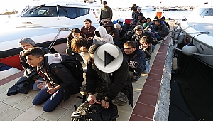 Çanakkale'de 34 mülteci yakalandı
