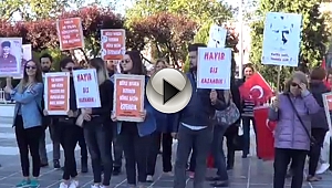 CHP'li Gençlerden Referandum Protestosu