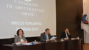 Çtso Nisan Ayı Olağan Meclis Toplantısı Gerçekleşti