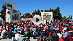 Gençler şehitler abidesinde buluştu