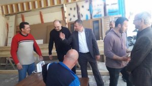 Kepez belde başkanından ziyaretler