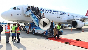 THY ile Edremit-İstanbul uçuşları başladı