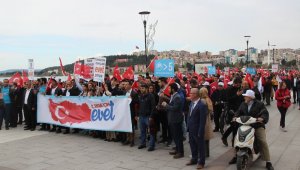 TÜGVA'dan 'Türkiye İçin Evet Yürüyüşü'