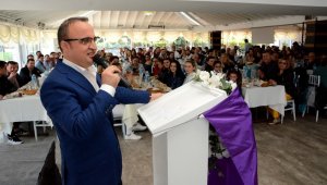 Turan, Berberler ve Kuaförler Odası üyeleriyle buluştu