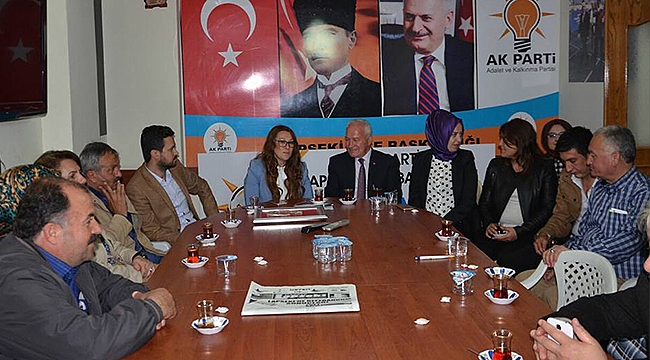 Ak Parti'de teşekkür ziyaretleri devam ediyor