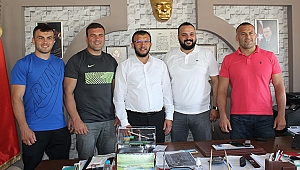 Başpehlivanlardan Başkan Sami Yavaş'a Ziyaret