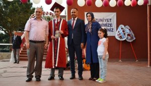 Biga Atatürk Anadolu Lisesinde mezuniyet töreni