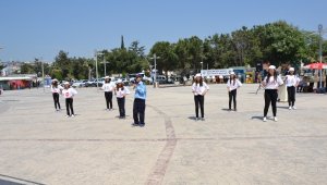 Biga'da trafik ve ilk yardım haftası