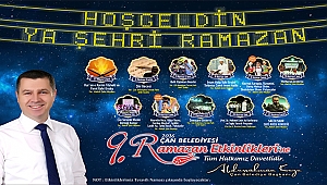 Çan Belediyesi 9.Ramazan Etkinlikleri Başlıyor