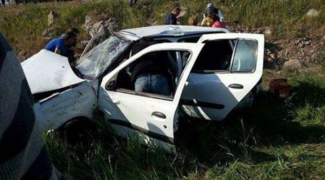 Çan Yolu'nda Kaza... 4 Yaralı Var!