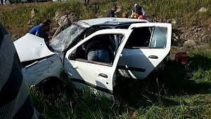 Çan Yolu'nda Kaza... 4 Yaralı Var!